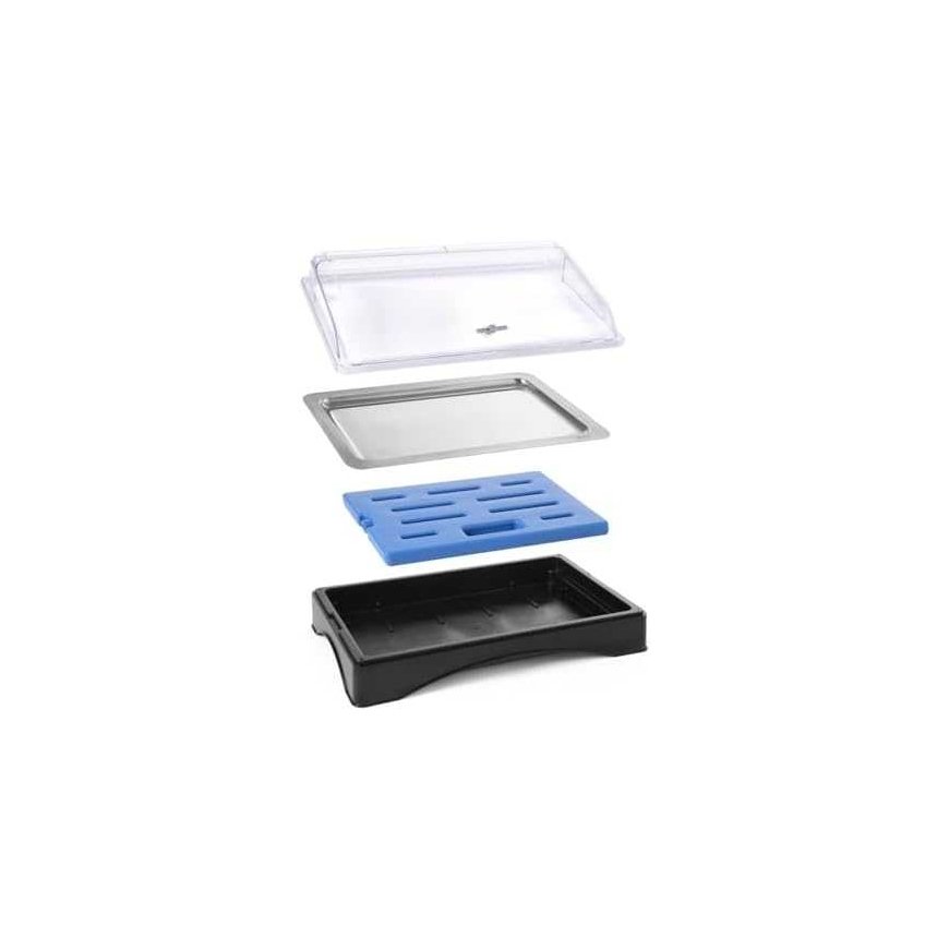 Hendi GN 1/1 tray with cooling insert and RollTop lid – 5