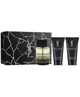 Yves Saint Laurent La Nuit De L´Homme set for men (EDT, 100 ml + shower gel, 2 x 50 ml)