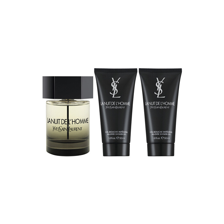 Yves Saint Laurent La Nuit De L´Homme set for men (EDT, 100 ml + shower gel, 2 x 50 ml) – 2