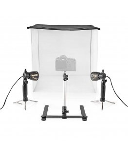 Nedis SKT012WT fotostudijas aprīkojuma komplekts Melns, Zils, Sarkans, Balts