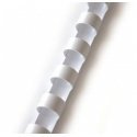 Forpus Spiralė įrišimui plastikinė 28 mm, balta (50vnt.) Forpus Spiralė įrišimui plastikinė 28 mm, balta (50vnt.)