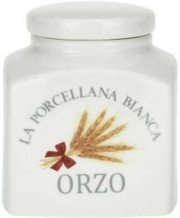 La Porcellana Bianca Pojemnik na mąkę jęczmienną Conserva - Balta, 500 ml