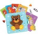 WOOPIE Green Układanka Drewniana Klocki Zwierzątka Montessori FSC