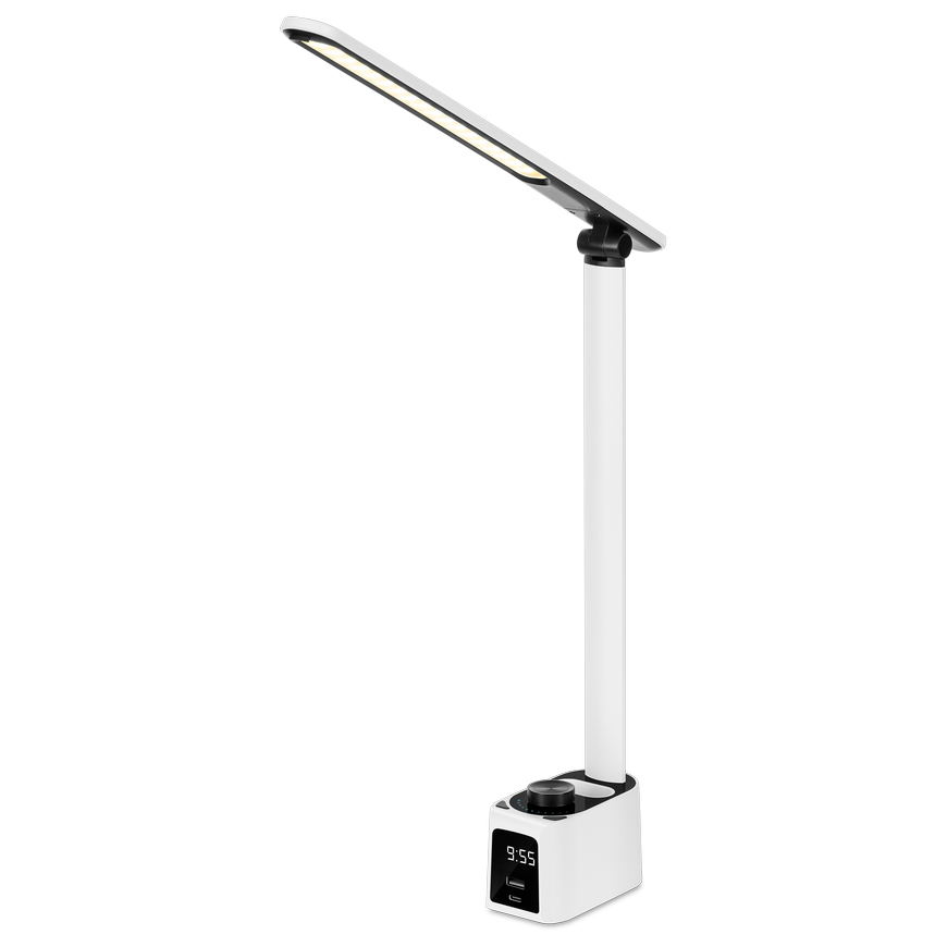 Rebel Table lamp with clock