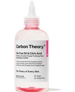 Carbon Theory Tea Tree Oil & Citric Acid Breakout Control Facial Purifying Tonic - Pleťové tonikum