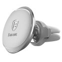 Baseus Car holder magnetic na telefon na kratkė nawiewu silver Baseus Car holder magnetic na telefon na kratkė nawiewu silver