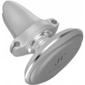 Baseus Car holder magnetic na telefon na kratkė nawiewu silver Baseus Car holder magnetic na telefon na kratkė nawiewu silver