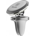 Baseus Car holder magnetic na telefon na kratkė nawiewu silver Baseus Car holder magnetic na telefon na kratkė nawiewu silver