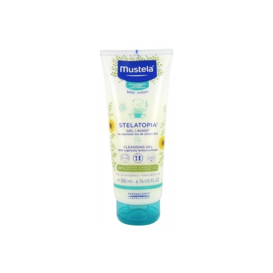 Mustela Stelatopia cleansing gel 200ml
