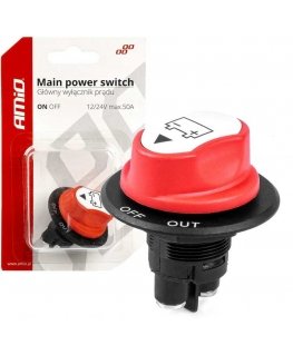 Disconnect the battery ground current switch hebel amio-03025