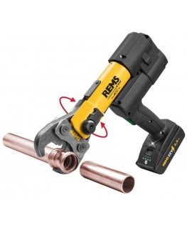 Cordless pipe pressing tool REMS Akku-Press E 22V ACC