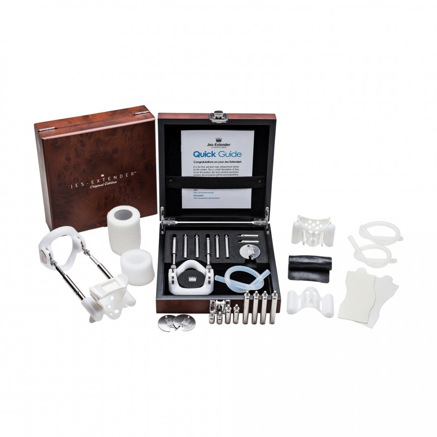 Jes-Extender Original Penis extender Stainless steel, White