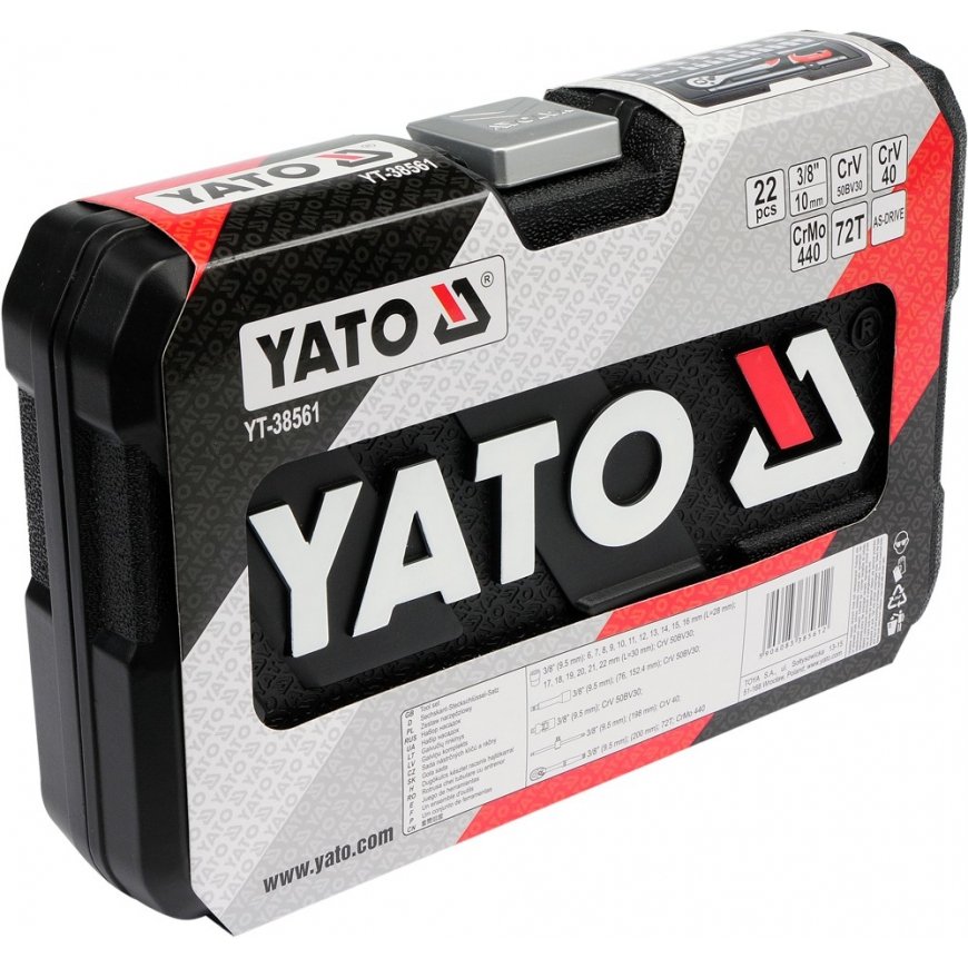Yato YT-38561 tekninen työkalusetti 22 työkalua – 4