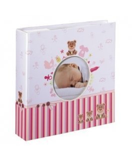 Hama Moni photo album Pink, White 200 sheets 10 x 15