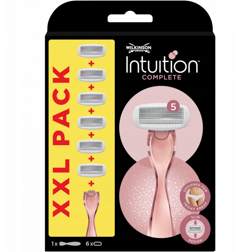 Wilkinson Intuition Pilnas skustuvas ir 6 kasetės – 2