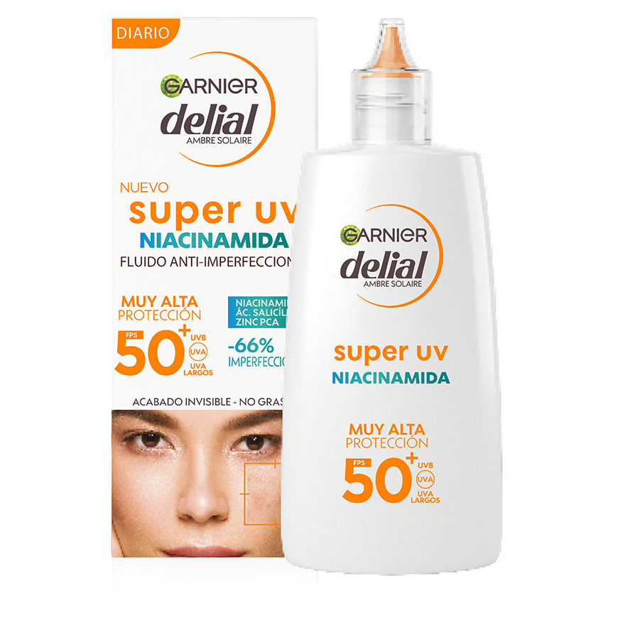 Garnier Delial Super Uv Niacinamide Anti-Imperfections Spf50, 40 ml