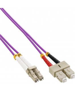 InLine 88643P InfiniBand/fibre optic cable 3 m Пурпурный