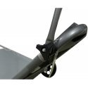 Enero Camp LEŻAK folding PLAŻOWY Z DASZKIEM NA KÓŁKACH 116x62x62-90CM GRAY Enero Camp LEŻAK folding PLAŻOWY Z DASZKIEM NA KÓŁKACH 116x62x62-90CM GRAY