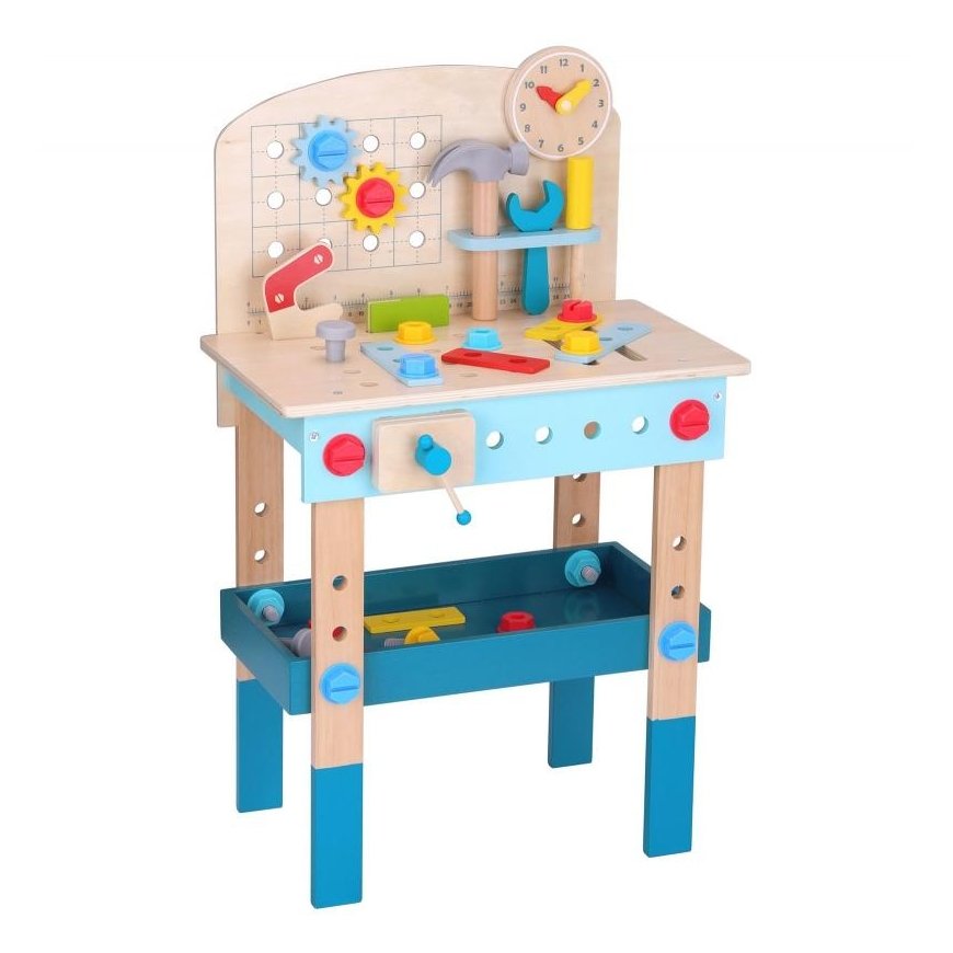 Tooky Toys Žaislų medinis „pasidaryk pats“ stalo dirbtuvės – 5