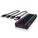 ICY BOX IB-1824ML-C31 Корпус твердотельного диска Черный M.2 ICY BOX IB-1824ML-C31 Корпус твердотельного диска Черный M.2