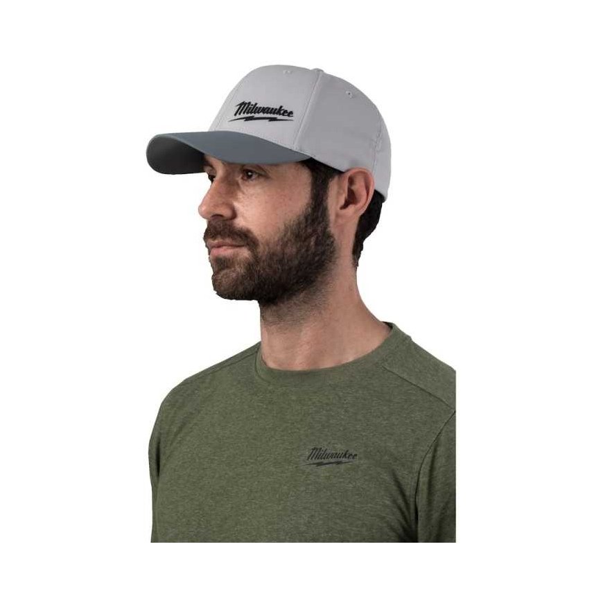 Milwaukee Accessories Kepurė su snapeliu MILWAUKEE Performance, pilka S / M – 3