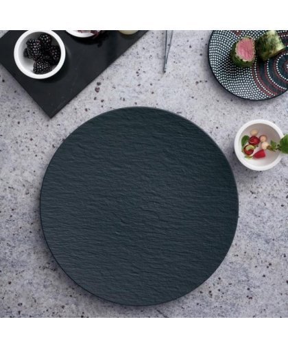 Villeroy & Boch Manufacture Rock -lautanen, 32 cm – 2