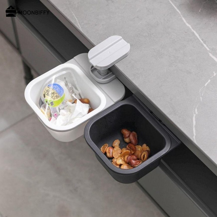 Waste bucket Flip Bin 45L silver|blue