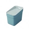 Waste bucket Flip Bin 45L silver|blue Waste bucket Flip Bin 45L silver|blue