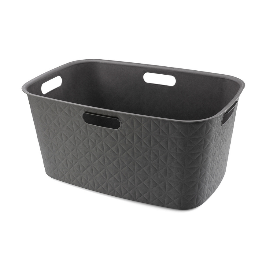 Curver / Keter CURVER KOSZ DO MAGLA CIEMNY GRAY SOFTEX 45L