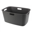 Curver / Keter CURVER KOSZ DO MAGLA CIEMNY GRAY SOFTEX 45L Curver / Keter CURVER KOSZ DO MAGLA CIEMNY GRAY SOFTEX 45L