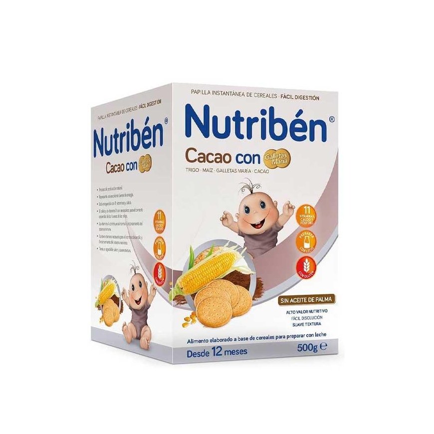 Nutribén cocoa with Maria cookies 500g