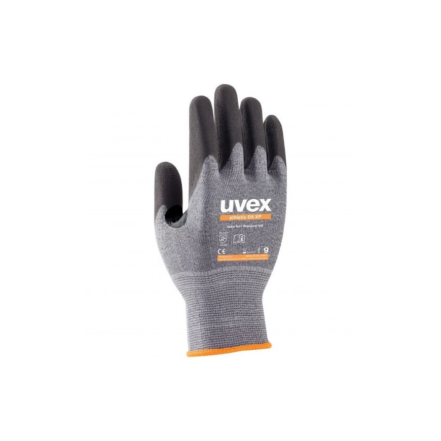 Uvex 60030 Rūpnīcas cimdi Antracīts, Pelēks