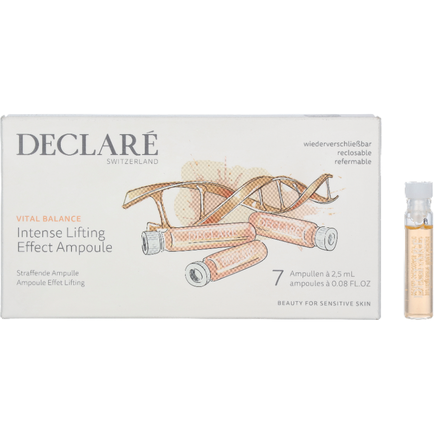 Declaré Intense Lifting Effect Ampules pavargusiai ir ištemptai odai 7x2,5 ml – 2