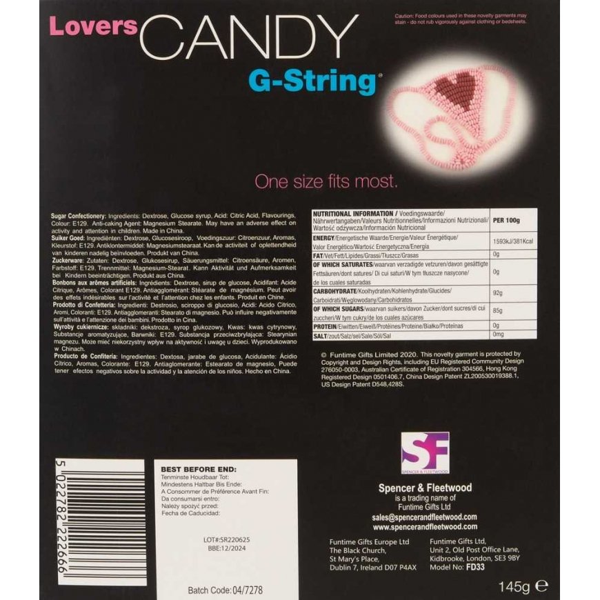Spencer Fleetwood Candy Candy Lovers G-Strin GR – 5