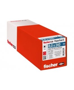 Fischer PowerFast II 8.0x240 TK TX TG blvz 50