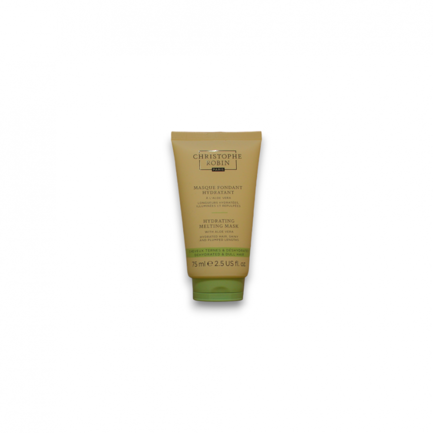 Christophe Robin Hydrating Melting Mask With Aloe Vera silky moisturizing mask for dry and dull hair 75ml