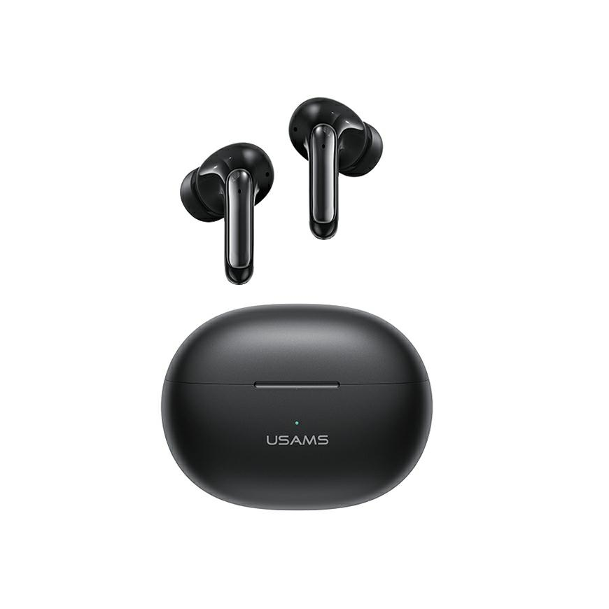 USAMS Ausinės Bluetooth 5.3 TWS X-Don Series Dual mic ENC belaidės juoda/juodas BHUXD01 (SAMS-XD18)