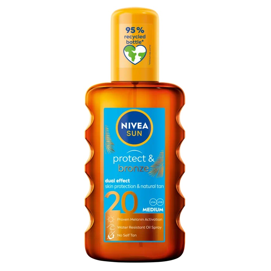 Nivea NIVEA_Sun Protect Bronze oil, activating tanning SPF20 200ml – 2