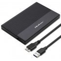 Qoltec Obudowa | kieszeń na disk ssd hdd 2.5 cal | sata | usb 3.0 | super speed 5gb/s | 2tb | black Qoltec Obudowa | kieszeń na disk ssd hdd 2.5 cal | sata | usb 3.0 | super speed 5gb/s | 2tb | black