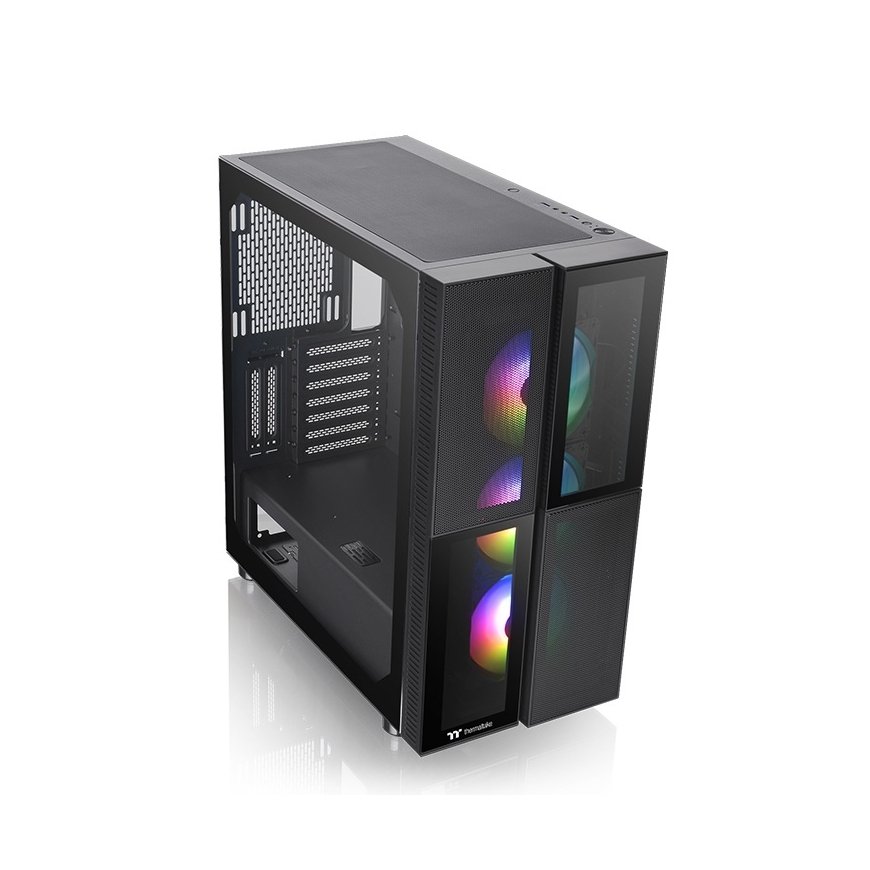 Thermaltake Versa T26 TG ARGB Midi Tower Musta – 5