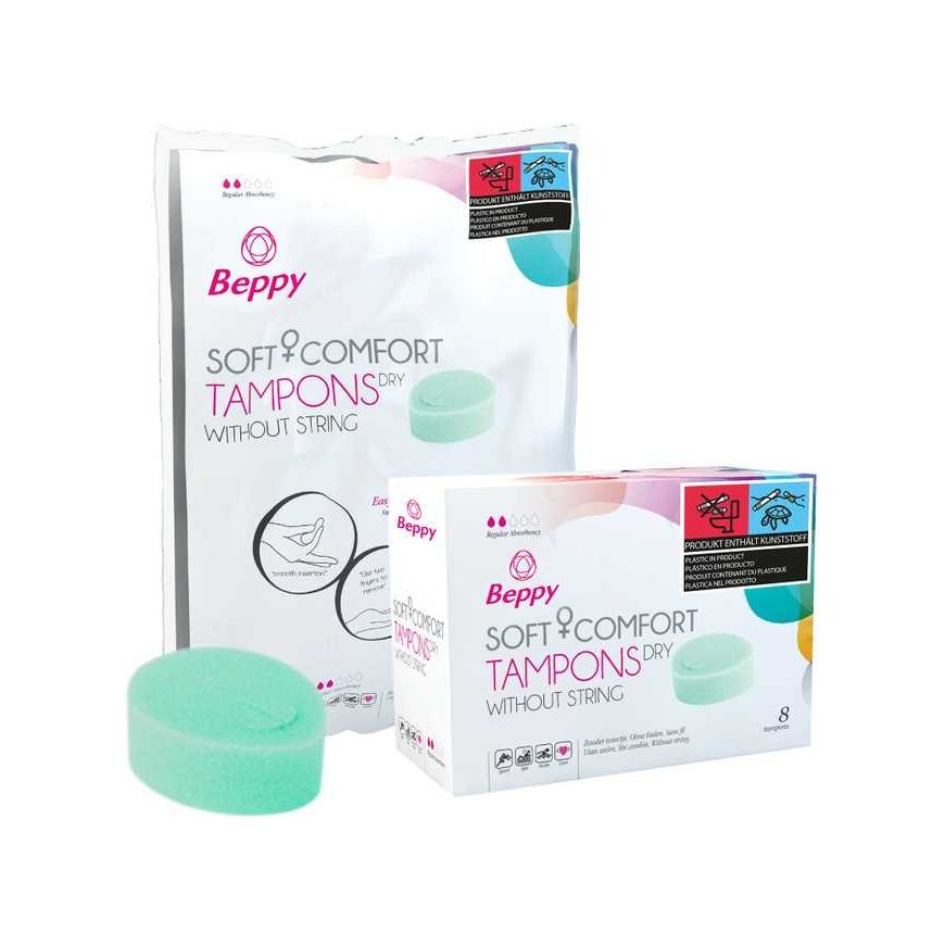 Tampony - Beppy Dry Tampons 8 pcs Suche – 4