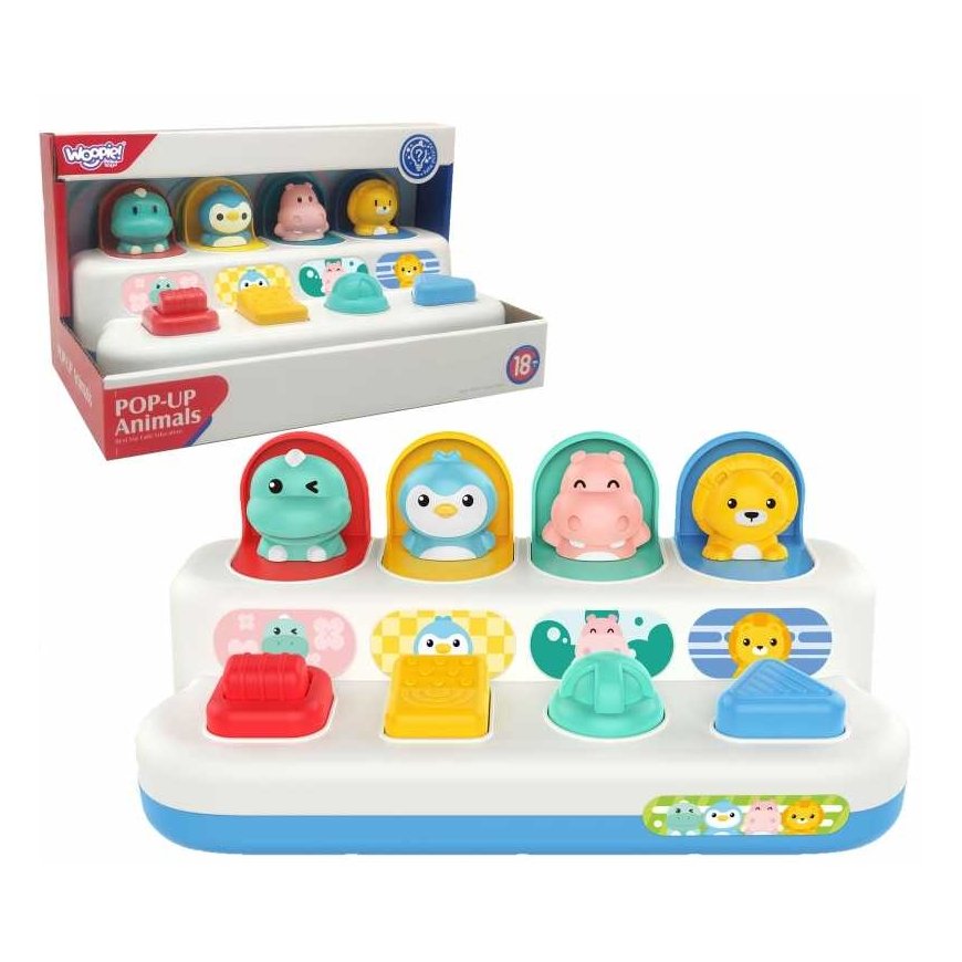 Woopie Whoopie educational toy pop-up animals