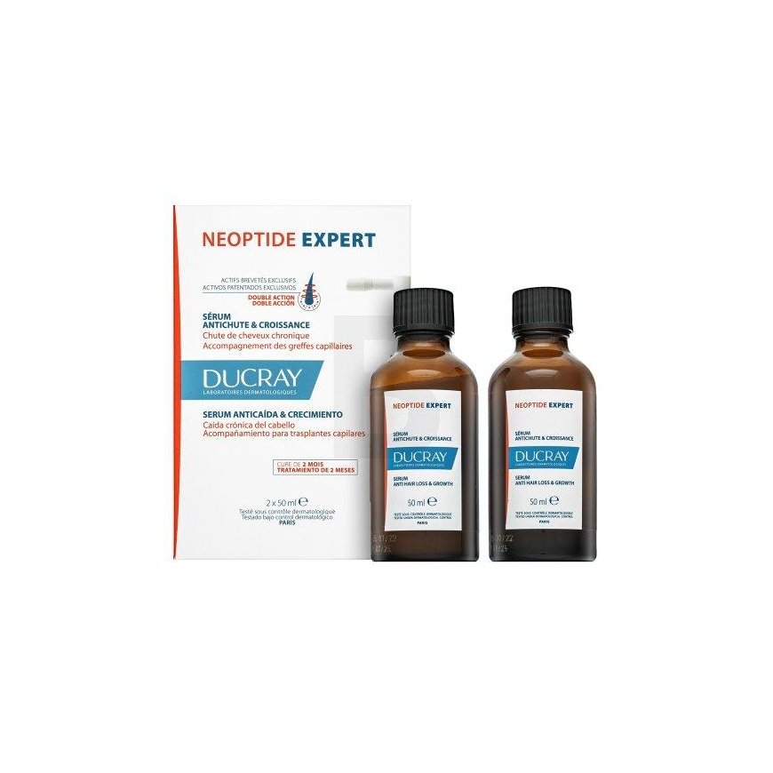 Ducray Neoptide Expert anti-hair loss serum promoting new hair growth 2x50ml