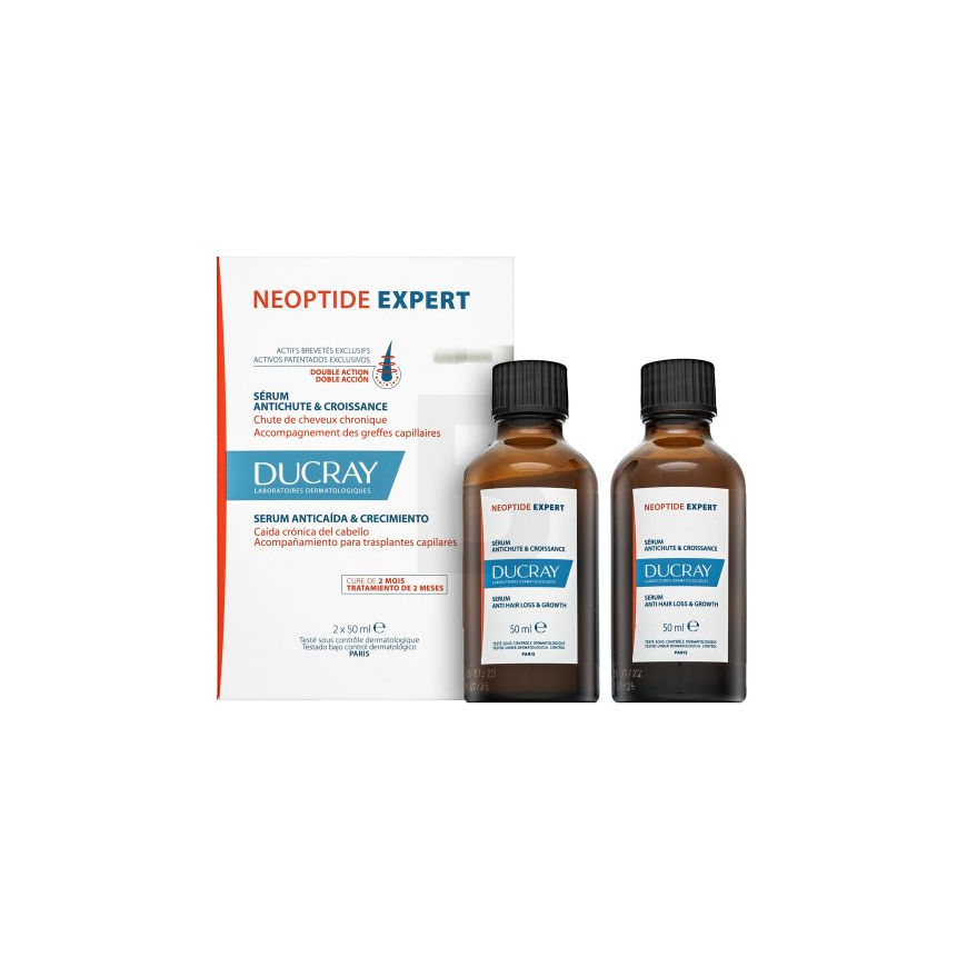 Ducray Neoptide Expert serumas nuo plaukų slinkimo skatinantis naujų plaukų augimą 2x50ml – 2