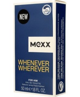 Mexx Whenever Wherever EDT tualetinis vanduo vyrams, 50 ml