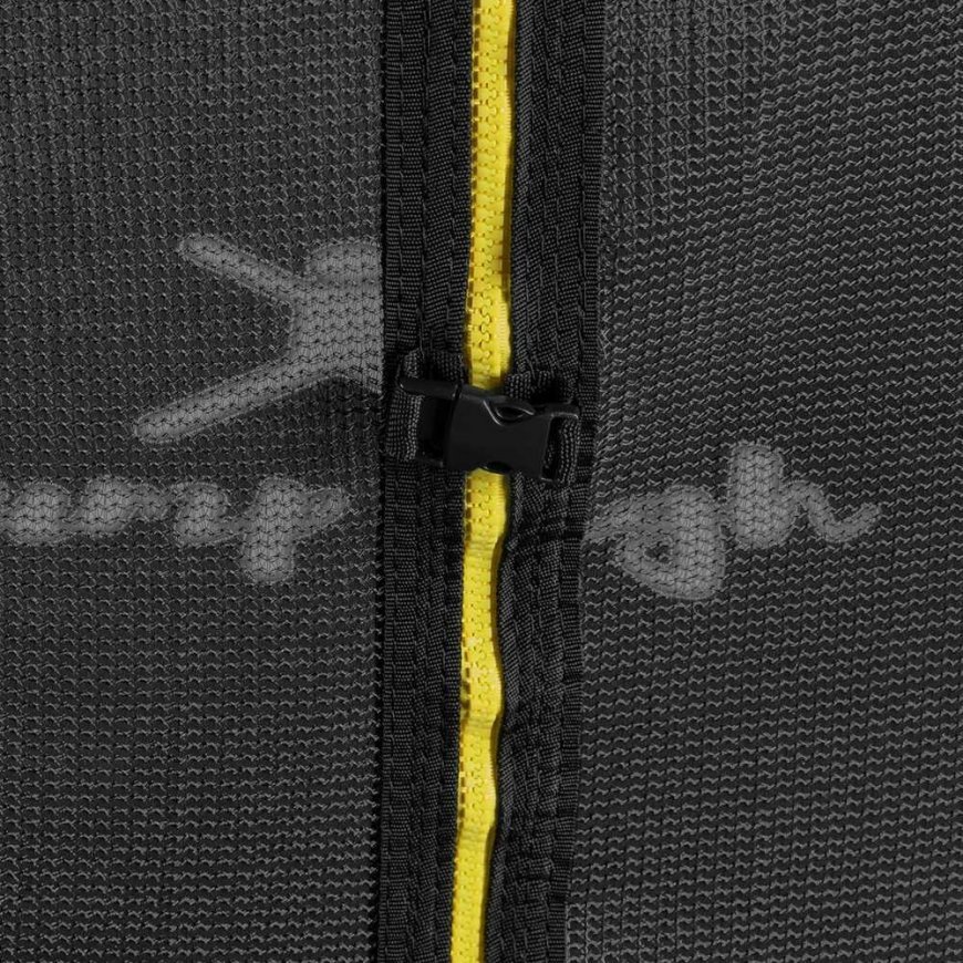 Gymrex Garden trampoline with net and spring cover. 305 cm to 100 kg black and gray – 4