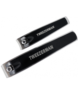 Tweezerman Stainless Steel Nail Clipper Set - Set 2 on nails and toes
