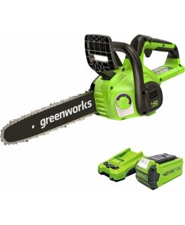 Chainsaw Greenworks G40CS30IIK2 40 V 1x2.0 Ah 30 cm band