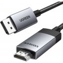 Ugreen DP119 DisplayPort / HDMI 4K 60Hz laidas 1m - pilkas