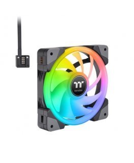 Thermaltake SWAFAN EX12 RGB PC Cooling Fan TT Premium Edition Корпус компьютера Air cooler 12 cm Черный 3 шт